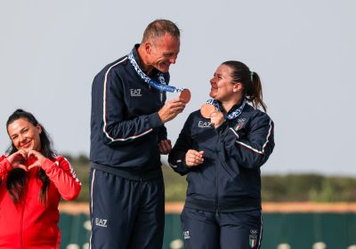 Tiro a volo: De Filippis e Stanco firmano il bronzo nel mixed team di trap