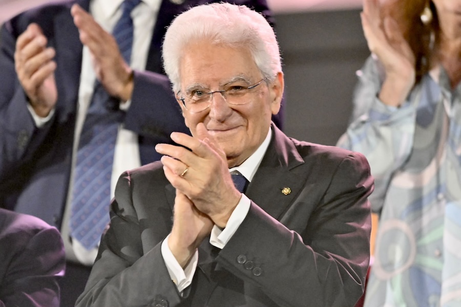 Mattarella in tribuna a Taranto